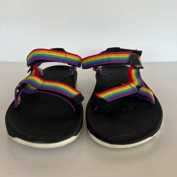 Teva Kid's Unisex Hurricane Xlt 2 Sandals Water Shoes, Rainbow and Black, size 3 - Picture 5 of 13